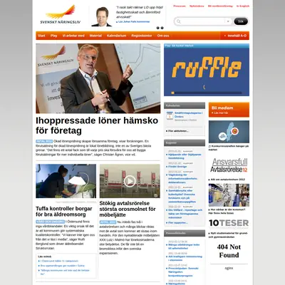 www.svensktnaringsliv.se startsida 2012