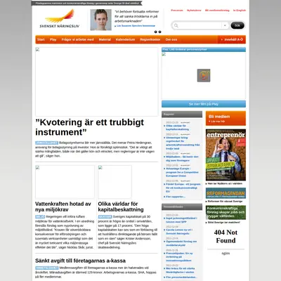 www.svensktnaringsliv.se startsida 2014