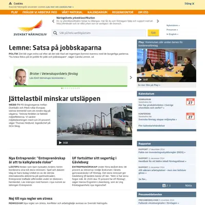 www.svensktnaringsliv.se startsida 2015