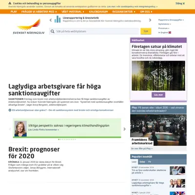 www.svensktnaringsliv.se startsida 2020