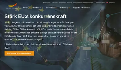 www.svensktnaringsliv.se startsida 2023