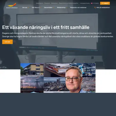 www.svensktnaringsliv.se startsida 2025