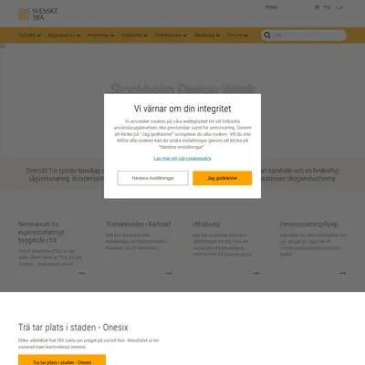 www.svenskttra.se startsida 2023