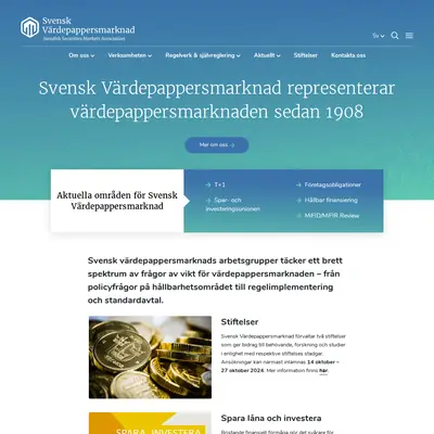 Svensk Värdepappersmarknad Nyhetsbrev startsida 2025