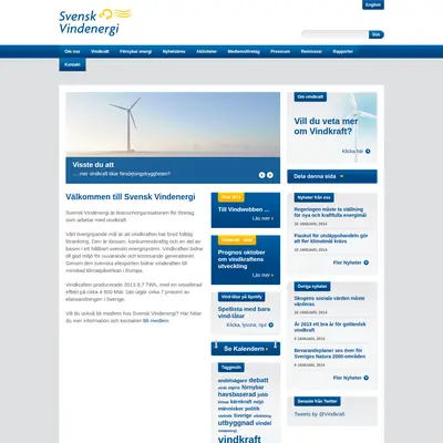 www.svenskvindenergi.org startsida 2014