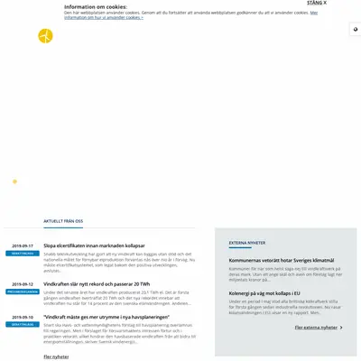 www.svenskvindenergi.org startsida 2019