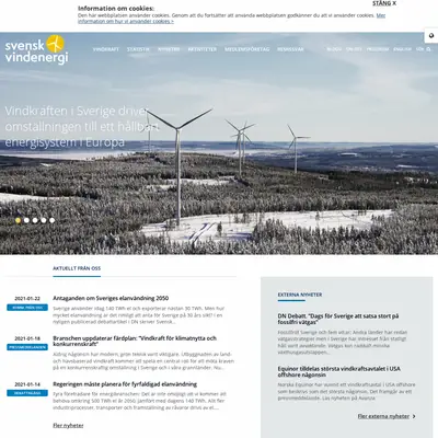 www.svenskvindenergi.org startsida 2021
