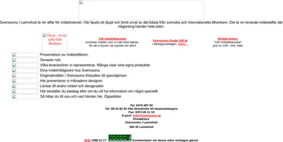c/o Svenssons startsida 1998
