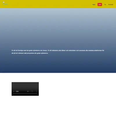 SverigeKanalen startsida 2024