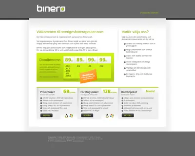 www.sverigesfotterapeuter.com startsida 2011