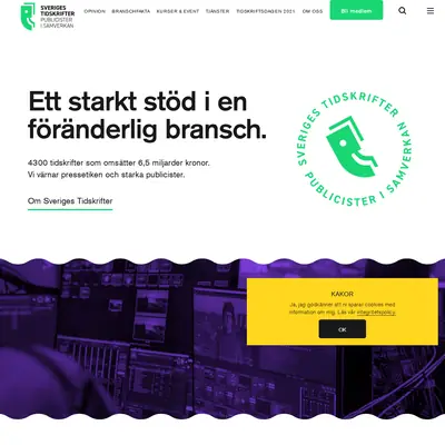 sverigestidskrifter.se startsida 2022