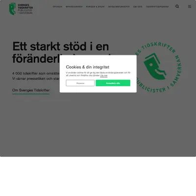 sverigestidskrifter.se startsida 2026