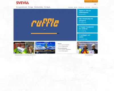 Nyhetsbrev Svevia startsida 2011