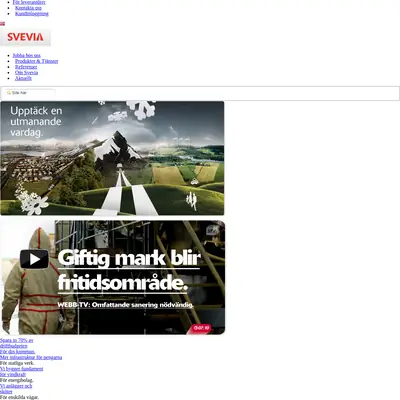 Nyhetsbrev Svevia startsida 2013