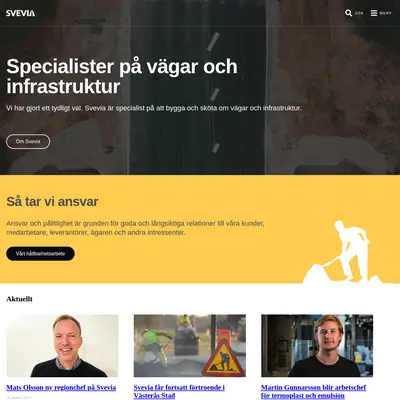 Nyhetsbrev Svevia startsida 2022