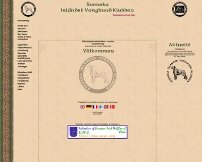 svivk.se startsida 2009
