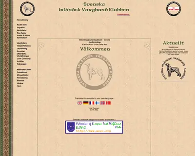 svivk.se startsida 2012