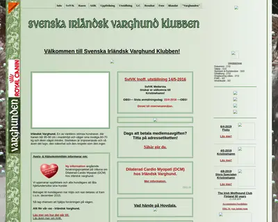 svivk.se startsida 2015