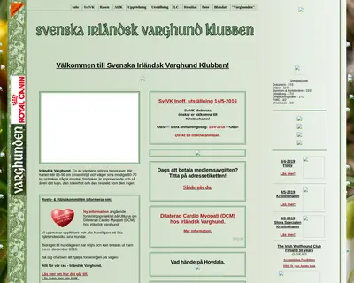 svivk.se startsida 2016