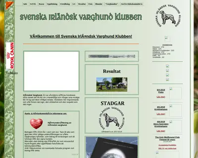svivk.se startsida 2019