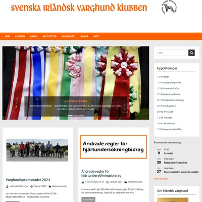 svivk.se startsida 2024