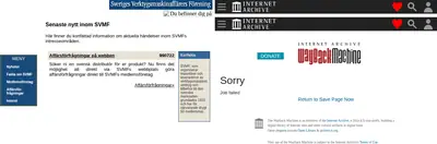 www.svmf.se startsida 2000