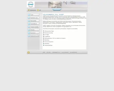 www.svmf.se startsida 2006
