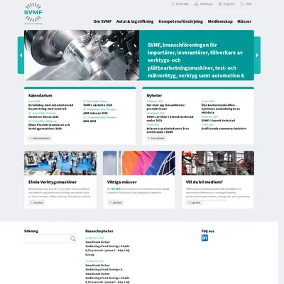 www.svmf.se startsida 2024