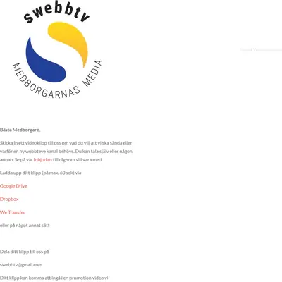Swebbtv startsida 2016