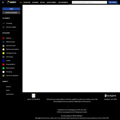 Swebbtv startsida 2023