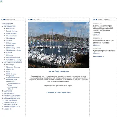 Båtbranschen startsida 2005