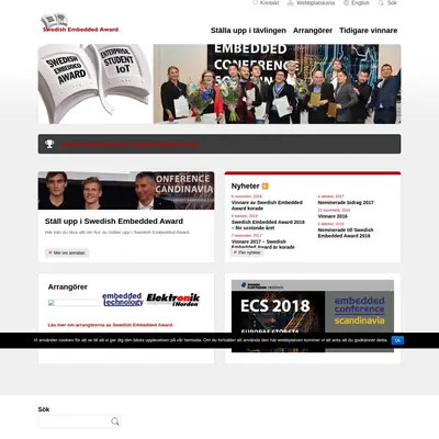 swedishembeddedaward.se startsida 2019