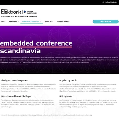 swedishembeddedaward.se startsida 2023