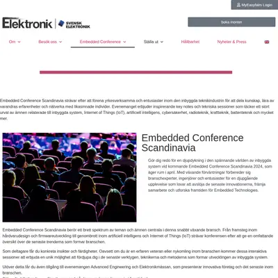 swedishembeddedaward.se startsida 2025