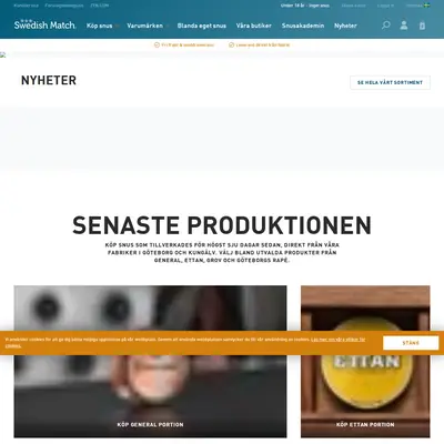 www.swedishmatch.com startsida 2020