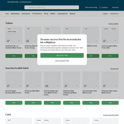www.swedishmatch.com startsida 2025