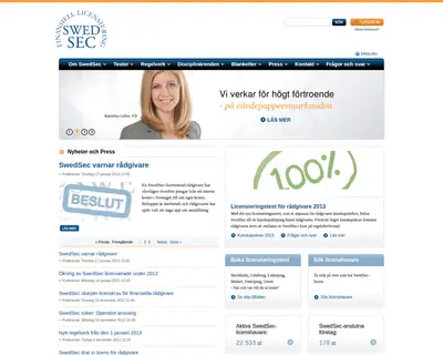 www.swedsec.se startsida 2013