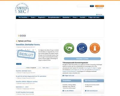 www.swedsec.se startsida 2014