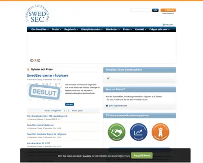www.swedsec.se startsida 2015
