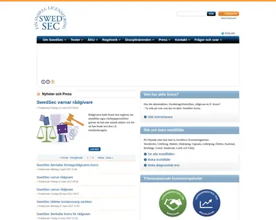 www.swedsec.se startsida 2017