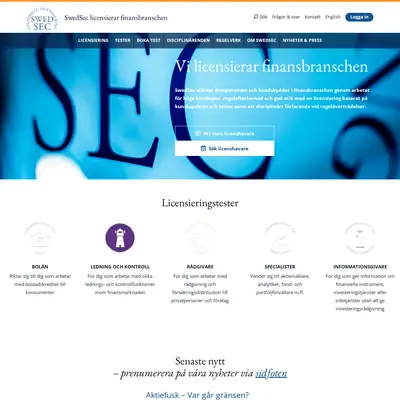 www.swedsec.se startsida 2022