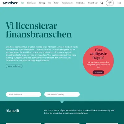 www.swedsec.se startsida 2025