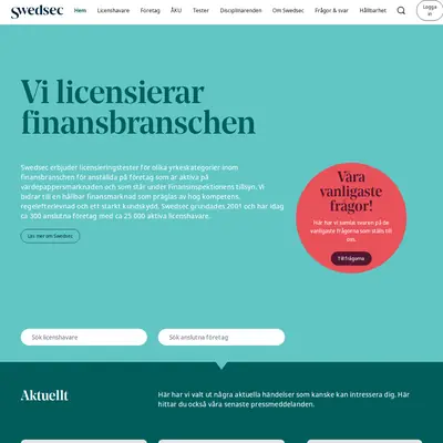 www.swedsec.se startsida 2026