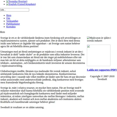 www.swedsoft.se startsida 2010