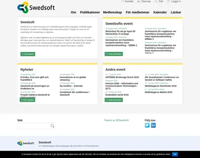 www.swedsoft.se startsida 2016