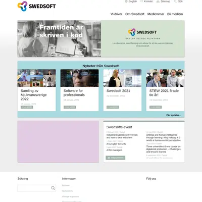 www.swedsoft.se startsida 2022