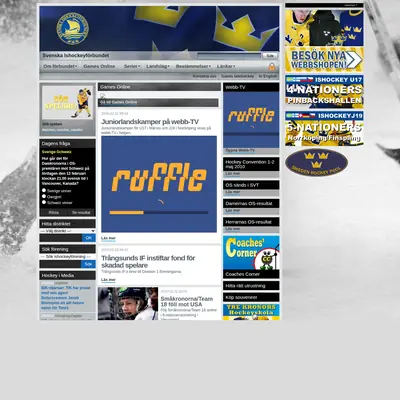 www.swehockey.se startsida 2010
