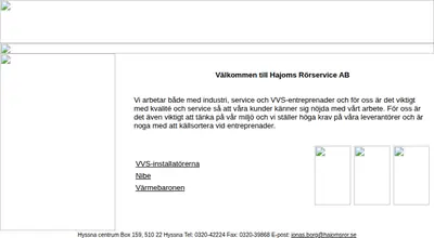 www.sweror.se startsida 2005