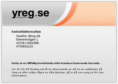 www.sweror.se startsida 2007