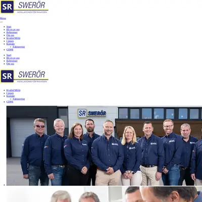 www.sweror.se startsida 2020